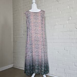 Fairycore Ombre Floral Maxi Dress┃ Whimsigoth Cottagecore ┃Vintage Inspired